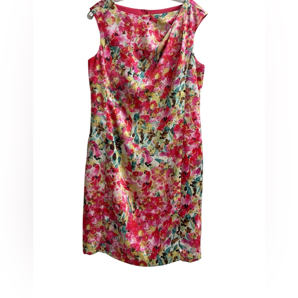 Ann Taylor Floral Pink Dress
